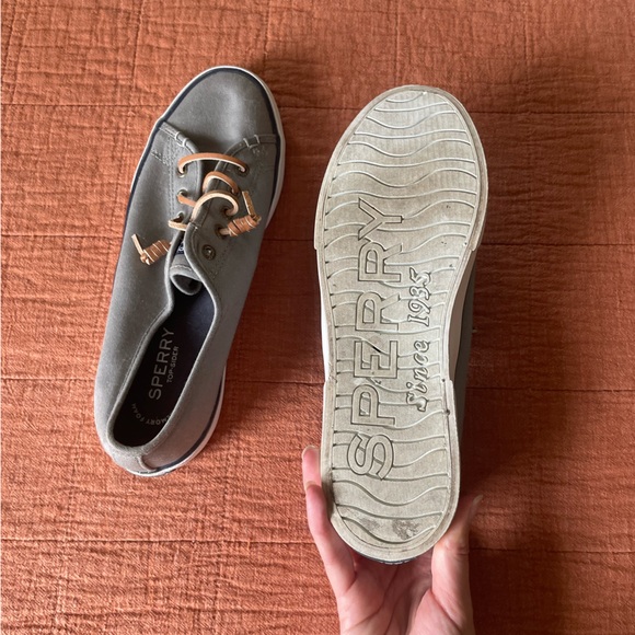 Sperry Grey Pier View Sneakers - Picture 12 of 14